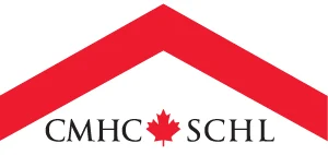 CMHC-SCHL logo illustrated under a red rooftop shape.
